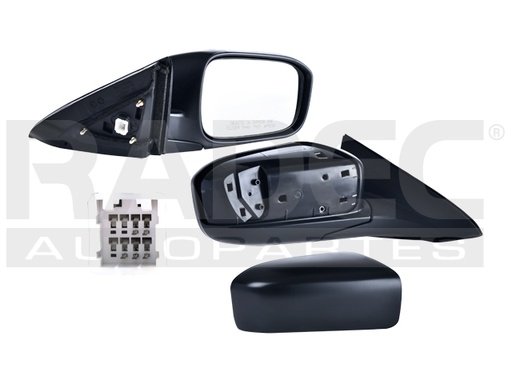 [018-1301-24] ESPEJO HD ACCORD 03-07 ELECTRICO C/DESENPANANTE P/PINTAR 5 PINES DX/LX/HYBRID/EX L4/V6 4/6CILINDROS 2.4/3.0L 2 PUERTAS DER