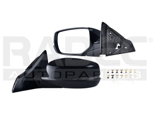 [018-1301-57] ESPEJO HD ACCORD 13-17 ELECTRICO C/DIRECCIONAL P/PINTAR 5 PINES V/EX-L/EX L4/V6 4/6CILINDROS 2.4/3.5L 2 PUERTAS IZQ