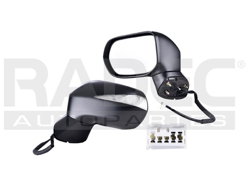 [018-1302-63] ESPEJO HD CIVIC 06-11 ELECTRICO C/DESENPANANTE C/DIRECCIONAL P/PINTAR 7 PINES HYBRID L4 4CILINDROS 1.3L 4 PUERTAS IZQ
