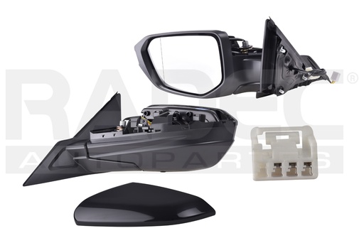 [018-1302-65] ESPEJO HD CIVIC 16-21 ELECTRICO P/PINTAR 3 PINES EX-L/EX-T/EX/LX-P/LX/TOURING L4 4CILINDROS 1.5/2.0L 2/4 PUERTAS IZQ