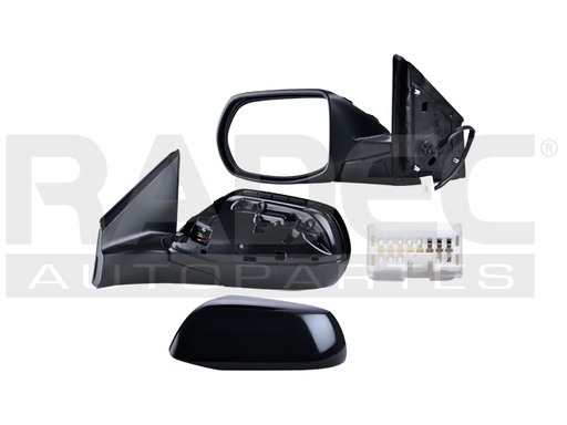 [018-1303-17] ESPEJO HD CR-V 12-14 ELECTRICO P/PINTAR 3 PINES TOURING/EX-L/LX/EX L4 4CILINDROS 2.4L 4 PUERTAS IZQ