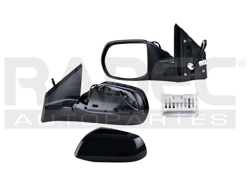 [018-1303-19] ESPEJO HD CR-V 12-14 ELECTRICO C/DESENPANANTE P/PINTAR 5 PINES TOURING/EX-L/LX/EX L4 4CILINDROS 2.4L 4 PUERTAS IZQ