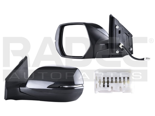 [018-1303-23] ESPEJO HD CR-V 15-16 ELECTRICO ABATIBLE C/DESEMPANANTE C/DIRECCIONAL P/PINTAR IZQ