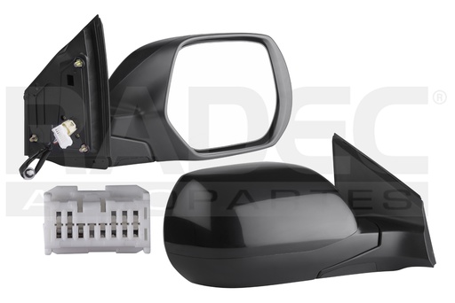 [018-1303-30] ESPEJO HD CR-V 12-14 ELECTRICO P/PINTAR 3 PINES LX/EX/EXL L4 4 CILINDROS 2.4L 5 PUERTAS DER