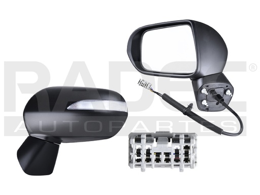 [018-1304-07] ESPEJO HD FIT 06-08 ELECTRICO C/DIRECCIONAL P/PINTAR IZQ