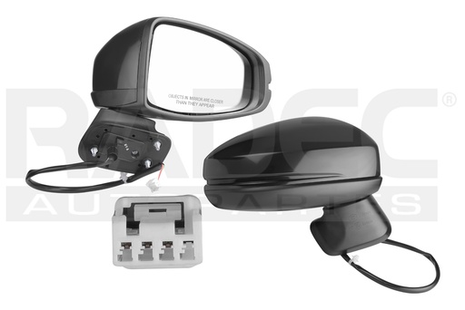 [018-1304-12] ESPEJO HD FIT 15-20 ELECTRICO P/PINTAR 3 PINES FUN/COOL L4 4 CILINDROS 1.5L 5 PUERTAS DER