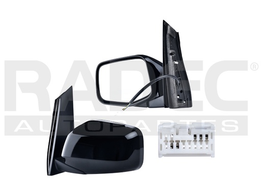 [018-1305-25] ESPEJO HD ODYSSEY 11-13 ELECTRICO C/DESENPANANTE P/PINTAR 5 PINES V/EX-L/EX V6 6CILINDROS 3.5L 4 PUERTAS IZQ