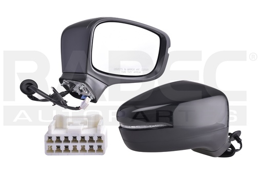 [018-1305-30] ESPEJO HD ODYSSEY 18-23 ELECTRICO C/DESEMPANANTE C/DIRECCIONAL C/MEMORIA P/PINTAR PRIME/TOURING V6 6 CILINDROS 3.5L 5 PUERTAS DER