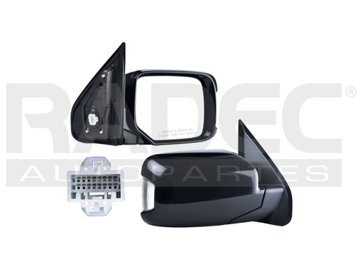 [018-1307-08] ESPEJO HD PILOT 09-15 ELECTRICO C/DIRECCIONAL P/PINTAR TOURING/EX-L/SE/LX/EX DER