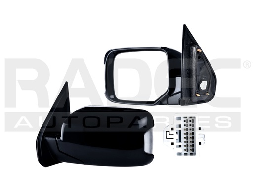 [018-1307-15] ESPEJO HD PILOT 09-15 ELECTRICO C/DESENPANANTE C/DIRECCIONAL C/MEMORIA P/PINTAR V/TOURING/LX/EX V6 6CILINDROS 3.5L 4 PUERTAS IZQ