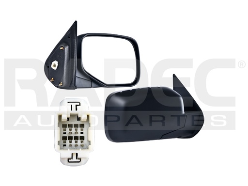 [018-1308-02] ESPEJO HD RIDGELINE 07-14 ELECTRICO C/DESENPANANTE P/PINTAR 5 PINES RTX/RTS/RTL/RT/EX-L/LX V6 6CILINDROS 3.5L 4 PUERTAS DER