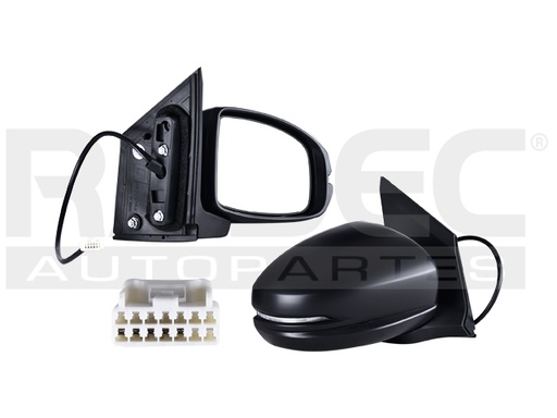 [018-1310-02] ESPEJO HD CITY 14-20 ELECTRICO C/DIRECCIONAL P/PINTAR 5 PINES DER