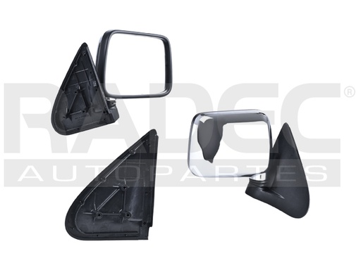 [018-1502-06] ESPEJO IZ LUV 88-96 MANUAL CROMADO DX/LX/EX/LS/S DER