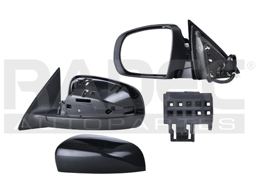 [018-1601-13] ESPEJO JP CHEROKEE 14-18 ELECTRICO C/DESENPANANTE P/PINTAR 5 PINES ALTITUDE/NORTH/TRAILHAWK/SPORT/OVERLAND/LIMITED/LATITUDE L4/V6 4/6CILINDROS 2.4/3.2L 4 PUERTAS IZQ