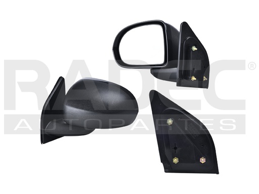 [018-1604-01] ESPEJO JP COMPASS 07-16 MANUAL NEGRO BASE/ALTITUDE/NORTH/SPORT/LIMITED/LATITUDE L4 4CILINDROS 2.0/2.4L 4 PUERTAS IZQ