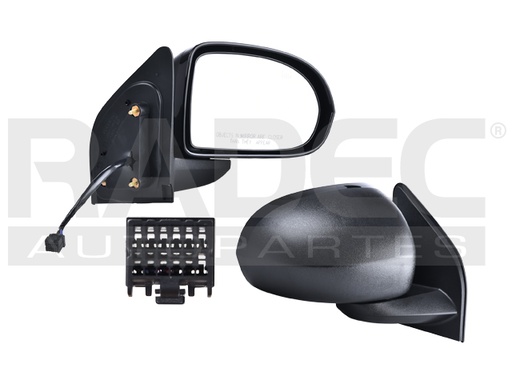 [018-1604-04] ESPEJO JP COMPASS 07-16 ELECTRICO C/DESENPANANTE CORRUGADO 5 PINES BASE/ALTITUDE/NORTH/SPORT/LIMITED/LATITUDE L4 4CILINDROS 2.0/2.4L 4 PUERTAS DER