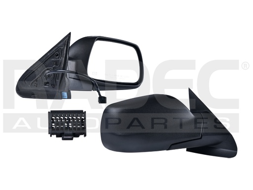 [018-1605-10] ESPEJO JP GRAND CHEROKEE 05-10 ELECTRICO C/DESENPANANTE CORRUGADO 5 PINES SRT/SRT8/S/LAREDO/NORTH/OVERLAND/LIMITED V6/V8 6/8CILINDROS 3.0/3.7/4.7/5.7L 4 PUERTAS DER
