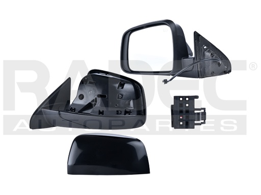 [018-1605-23] ESPEJO JP GRAND CHEROKEE 11-17 ELECTRICO C/DESENPANANTE P/PINTAR 5 PINES SUMMIT/SRT/SRT8/LAREDO/OVERLAND/LIMITED V6/V8 6/8CILINDROS 3.0/3.7/4.7/5.7L 4 PUERTAS IZQ