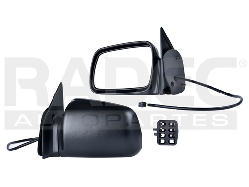 [018-1605-29] ESPEJO JP GRAND CHEROKEE 96-98 ELECTRICO C/DESENPANANTE CORRUGADO 5 PINES V/SE/ORVIS/LAREDO/LIMITED V6/V8 6/8CILINDROS 4.0/4.9/5.2L 4 PUERTAS IZQ