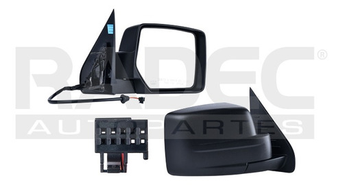 [018-1607-08] ESPEJO JP LIBERTY 08-13 ELECTRICO C/DESENPANANTE CORRUGADO 5 PINES SKY/JET/RENEGADE/NORTH/SPORT/LIMITED V6 6CILINDROS 3.7L 4 PUERTAS DER