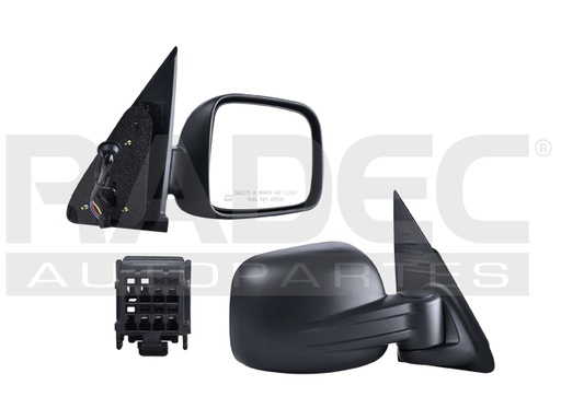 [018-1607-16] ESPEJO JP LIBERTY 02-07 ELECTRICO C/DESEMPANANTE CORRUGADO 5 PINES RENEGADE/SPORT/LIMITED DER