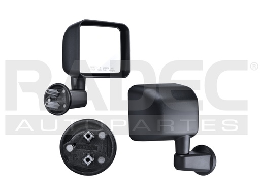[018-1609-06] ESPEJO JP WRANGLER 07-18 MANUAL NEGRO X-S/FREEDMOM/X/UNLIMITED/SAHARA/RUBICON/ALTITUDE/SPORT DER