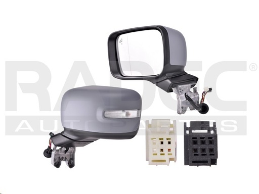 [018-1613-01] ESPEJO JP RENEGADE 17-22 ELECTRICO E/ABATIBLE C/DESEMPANANTE C/DIRECCIONAL C/PUNTO CIEGO P/PINTAR IZQ