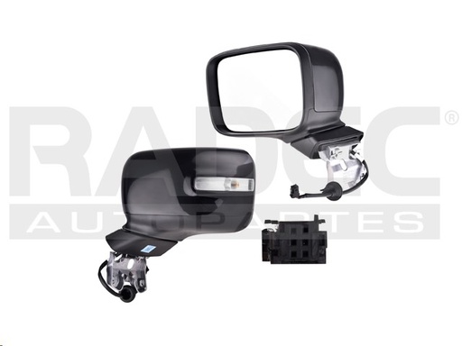 [018-1613-03] ESPEJO JP RENEGADE 17-22 ELECTRICO C/DESENPANANTE C/DIRECCIONAL P/PINTAR 7 PINES ALTITUDE/LATITUDE/LIMITED/NORTH/SPORT L4/V6 4/6CILINDROS 1.4/1.8/2.4L 4 PUERTAS IZQ