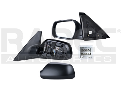 [018-1901-13] ESPEJO MZ 3 04-09 ELECTRICO C/DESEMPANANTE P/PINTAR 3 PINES SP23/MAZDASPEED/S/I/GT/GX/GS IZQ