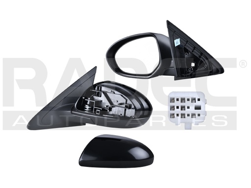 [018-1901-15] ESPEJO MZ 3 10-13 ELECTRICO C/DESEMPANANTE P/PINTAR 4/5 PUERTAS 2.0/2.5/TOURING/SPORT/QC ABS/R17 IZQ