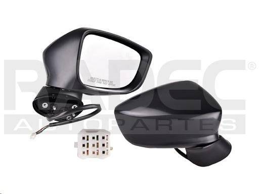 [018-1901-24] ESPEJO MZ 3 14-18 ELECTRICO C/SENSOR PUNTO CIEGO P/PINTAR 4/5 PUERTAS DER