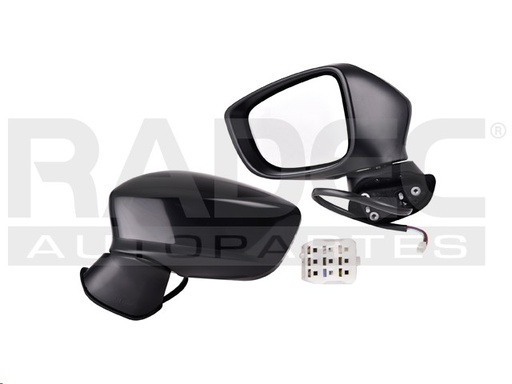 [018-1901-27] ESPEJO MZ 3 14-18 ELECTRICO C/DIRECCIONAL C/SENSOR P/PUNTO CIEGO 4/5 PUERTAS IZQ