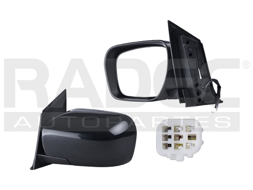 [018-1903-01] ESPEJO MZ CX7 07-12 ELECTRICO P/PINTAR 3 PINES TOURING/TOURING/SPORT/GT/GS L4 4CILINDROS 2.3/2.5L 4 PUERTAS IZQ