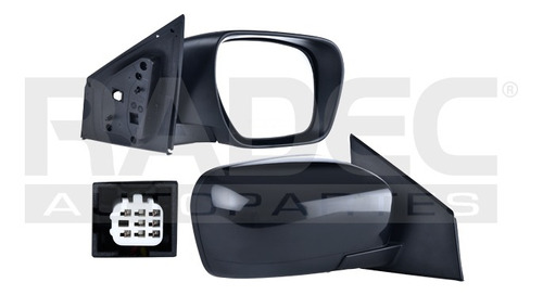 [018-1909-02] ESPEJO MZ CX9 07-09 ELECTRICO C/DESEMPANANTE P/PINTAR 5 PINES GRAND TOURING/GT/TOURING/SPORT/GS V6 6CILINDROS 3.5/3.7L 5 PUERTAS DER