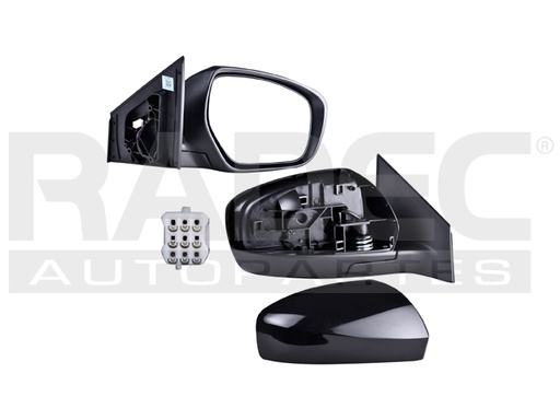 [018-1909-14] ESPEJO MZ CX9 10-15 ELECTRICO P/PINTAR 3 PINES TOURING/GT/TOURING/SPORT/GS V6 6CILINDROS 3.7L 4 PUERTAS DER