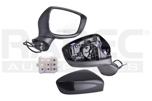 [018-1923-00] ESPEJO MZ CX3 16-23 ELECTRICO P/PINTAR 3 PINES I/I SPORT L4 4 CILINDROS 2.0L 5 PUERTAS DER