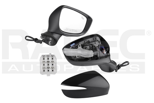 [018-1923-06] ESPEJO MZ CX3 16-23 ELECTRICO C/DESEMPANANTE C/DIRECCIONAL P/SENSOR DE PROXIMIDAD P/PINTAR I GRAND TOURING L4 4 CILINDROS 2.0L 5 PUERTAS DER