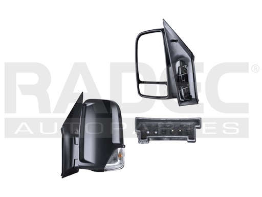 [018-2006-03] ESPEJO MC SPRINTER 07-13 MANUAL C/DIRECCIONAL NEGRO IZQ