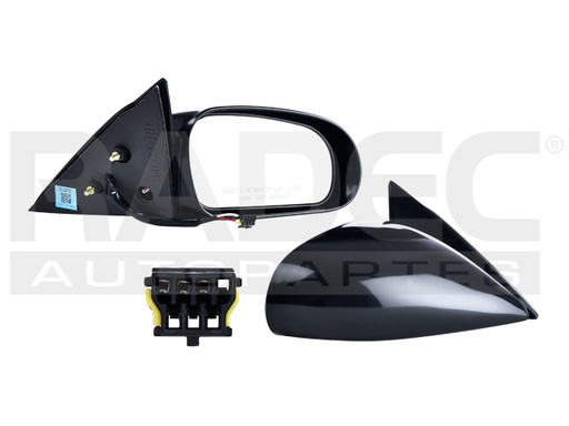 [018-2201-02] ESPEJO MT ECLIPSE 95-99 ELECTRICO NEGRO TSI/ESI/BASE/GSX/GST/RS/SPYDER/GS L4 4CILINDROS 2.0/2.4L 2 PUERTAS DER