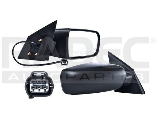 [018-2203-00] ESPEJO MT GALANT 04-09 ELECTRICO P/PINTAR 3 PINES LS/ES/DE/GTS L4/V6 4/6CILINDROS 2.4/3.8L 4 PUERTAS DER