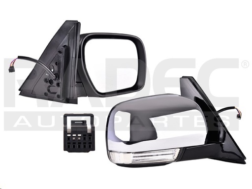 [018-2207-02] ESPEJO MT MONTERO 10-14 ELECTRICO E/ABATIBLE C/DIRECCIONAL CROMADO DER