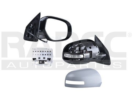 [018-2208-06] ESPEJO MT OUTLANDER 14-19 ELECTRICO C/DESEMPANANTE C/DIRECCIONAL P/PINTAR 7 PINES XLS/LIMITED/LS/ES/SE/GT DER