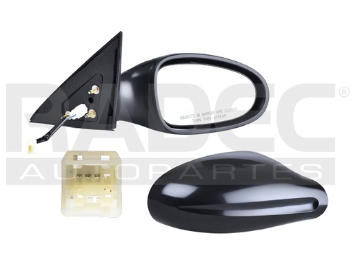 [018-2302-08] ESPEJO NS ALTIMA 02-04 ELECTRICO P/PINTAR 3 PINES SE-R/S/SL/SE/BASE DER
