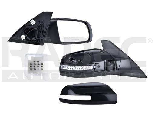[018-2302-18] ESPEJO NS ALTIMA 08-12 ELECTRICO C/DESEMPANANTE C/DIRECCIONAL P/PINTAR 7 PINES S/SE/ L4/V6 4/6 CILINDROS 2.5/3.5L 2 PUERTAS DER
