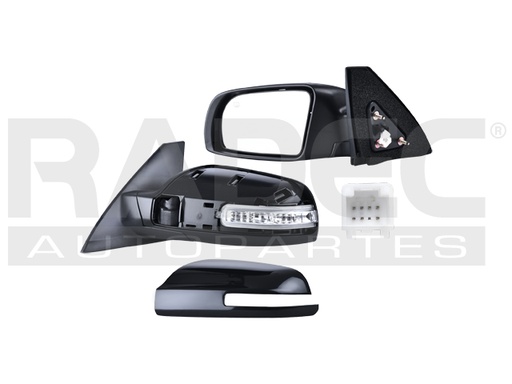 [018-2302-19] ESPEJO NS ALTIMA 08-12 ELECTRICO C/DESEMPANANTE C/DIRECCIONAL P/PINTAR 7 PINES S/SE/ L4/V6 4/6 CILINDROS 2.5/3.5L 2 PUERTAS IZQ