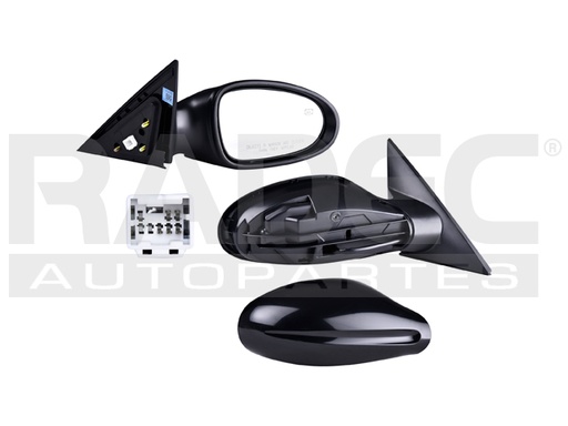 [018-2302-36] ESPEJO NS ALTIMA 02-04 ELECTRICO C/DESENPANANTE P/PINTAR 5 PINES S/SL/SE/BASE V6 6CILINDROS 3.5L 4 PUERTAS DER