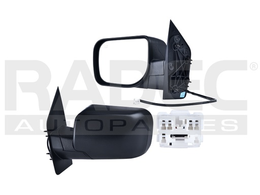 [018-2304-03] ESPEJO NS ARMADA 04-15 ELECTRICO C/DESEMPANANTE CORRUGADO 5 PINES LE/XE/SL/SV/SE/SE OFF-ROAD/PRO-4X/PLATINUM V8 8 CILINDROS 5.6L 5 PUERTAS IZQ