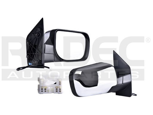 [018-2304-10] ESPEJO NS ARMADA 04-15 ELECTRICO C/DESEMPANANTE CROMADO 5 PINES LE/XE/SL/SV/SE/SE OFF-ROAD/PRO-4X/PLATINUM V8 8 CILINDROS 5.6L 5 PUERTAS DER