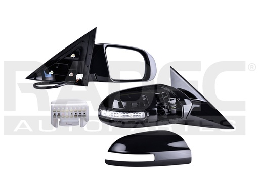 [018-2310-20] ESPEJO NS MAXIMA 09-15 ELECTRICO C/DIRECCIONAL P/PINTAR 5 PINES SV/S V6 6CILINDROS 3.5L 4 PUERTAS DER