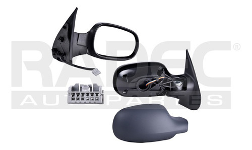 [018-2311-03] ESPEJO NS MICRA 05-07 ELECTRICO P/PINTAR 3 PINES IZQ